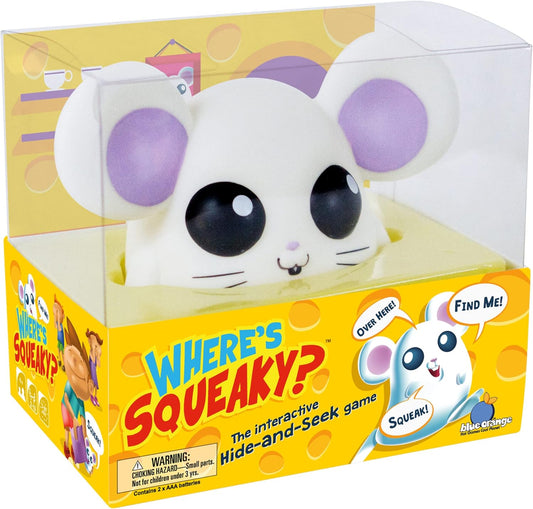 Blue Orange Where's Squeaky Fun Interactive Preschool and Children Game