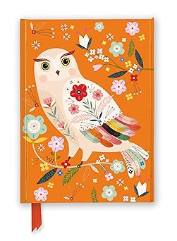 Bee Brown: Folk Owl (Foiled Journal) (Flame Tree Notebooks)