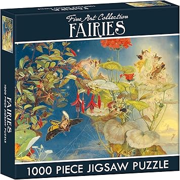 TGSC | Midsummer Night’s Fairies 1000 Piece Jigsaw Puzzles for Adults | Challenging Therapeutic Fun | Ideal Indoor Pastime | Quality Illustration | Jigsaw Puzzles for Adults