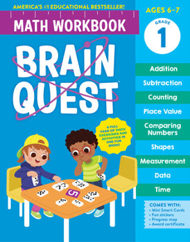 Brain Quest Math Workbook: 1st Grade By Workman Publishing